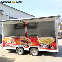 Nouveau Offre Spéciale Street Truck Catering Mobile Fast Food Trailer pour la vente aux États-Unis
