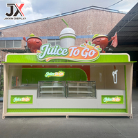 Kiosque à jus moderne sur mesure, kiosque à boissons extérieur, comptoir de bar à jus de fruits haut de gamme, kiosque de centre commercial, vitrine de magasin