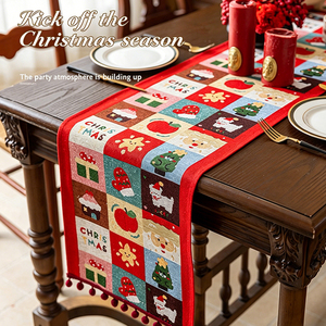 <span class=keywords><strong>Camino</strong></span> <span class=keywords><strong>de</strong></span> <span class=keywords><strong>Mesa</strong></span> Navideño al por Mayor, Decoración para <span class=keywords><strong>Mesa</strong></span> Rectangular Larga, Mantel para Fiestas <span class=keywords><strong>en</strong></span> Casa - Product Image 1