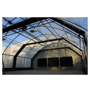 High Quality Durable Using Various Automated Polycarbate Blackout Retractable Roof Greenhouse Agriculture