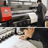 2024 Model Industriële Thermische Sublimatie Textielprinter 1.8M Groot Formaat