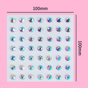 Tatouage professionnel personnalisé cristal <span class=keywords><strong>visage</strong></span> gemmes temporaire diamant autocollant <span class=keywords><strong>strass</strong></span> bijou décoratif pour Festival corps oeil poitrine - Product Image 5