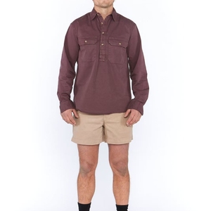 Chemises <span class=keywords><strong>de</strong></span> <span class=keywords><strong>travail</strong></span> décontractées haute visibilité pour hommes, logo personnalisé, orange et noir, 100% coton respirant, manches longues, vêtements <span class=keywords><strong>de</strong></span> <span class=keywords><strong>travail</strong></span> - Product Image 6