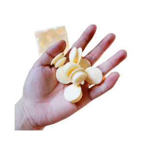 สกุชชี่ชีสสีชมพูเหลืองขนาด 7 ซม. แบบ DIY  พร้อมฝาปิด  วัสดุ TPR  ขายส่ง - Product Image 6