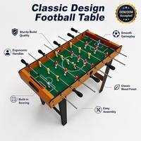 Mesa de Futbolín Clásica de Madera de 33 Pulgadas para Uso en Interiores, Fabricada en MDF, con Logotipo Personalizado, Certificación EN71, ASTM y ROHS, Mesa de Fútbol Segura