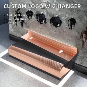 Support mural pour perruques, nouveau design, accepte logo personnalisé, fixation solide pour usage domestique, support pour extensions de cheveux - Product Image 2
