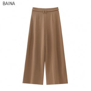 Pantalones de Mujer Vintage de Alta Elasticidad, Anchos y Holgados, Casuales, de Chifón, Diseño Primaveral, Máxima Comodidad - Product Image 3