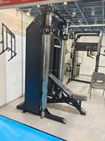 Suministro de Fábrica: Máquina Smith Modular Integrada de Combinación Libre, Rack Expandible de Acero Grueso 75*75, Equipo de Gimnasio