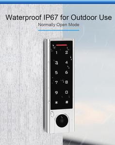 H3-QR 防水智能门禁系统 TTLock Ble QR 码 RFID 卡生物识别密码读取器门禁系统 - Product Image 5