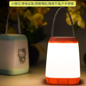 Rechargeable Night Light Bedside Lamp For Baby Bedroom Tap Control <b>USB</b> Power Eye Protection Sleep Light - Product Image 4