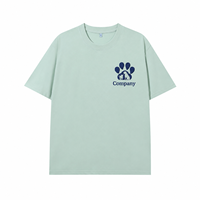 T-shirt personnalisé brodé avec empreinte de patte, silhouette d'animal et texte personnalisé – Cadeau idéal pour les amoureux des animaux