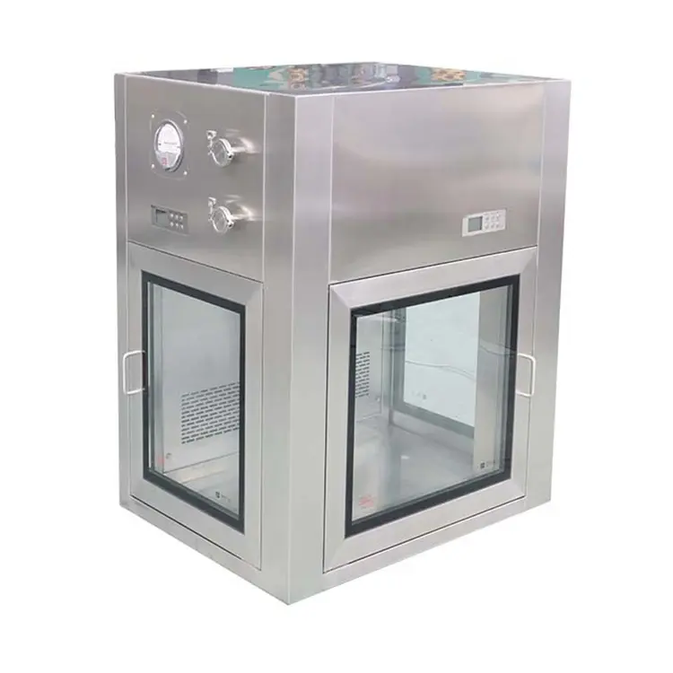 CE Standard Cleanroom Stainless Steel Passbox with UV Light