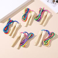 Corde à sauter légère en bois NJ, rotation fluide, conception durable et fiable, couleurs/logos/emballages personnalisables pour