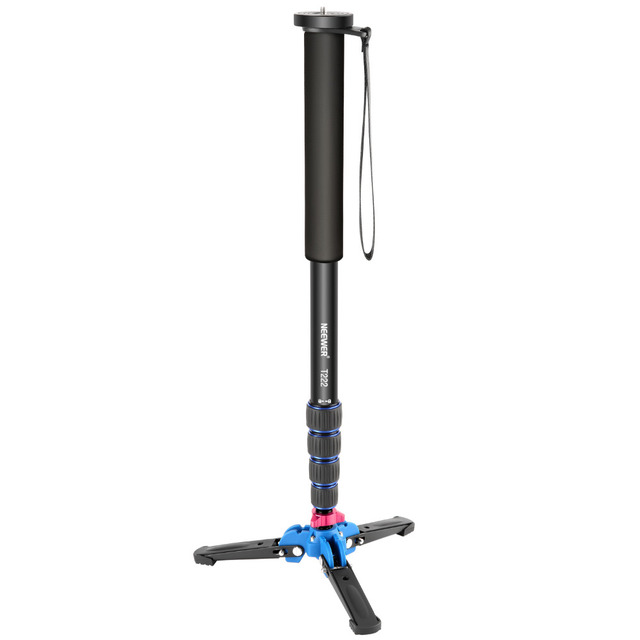 Neewer Extendable Camera Monopod with Removable Foldable Tripod Support Base Aluminum Alloy for    DSLR Cameras