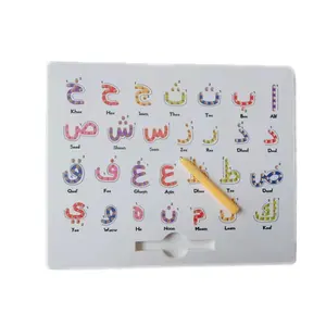 أفضل بيع رخيصة لعب الاطفال التعلم الملونة العربية الأبجدية الخرز كرات لوحة تتبعية كرات الصلب Magpad