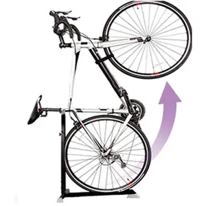 Support de vélo en aluminium personnalisé, papeterie d'extérieur pour bicyclette de parc, support de stationnement