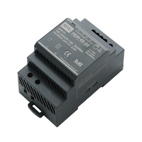 HDR-60-24 AC à DC 60W SMPS Rail DIN 24v 2.5A Alimentation industrielle Alimentation à découpage noire