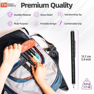 Bút đồ chơi nam châm đen nhiều màu sắc, logo tùy chỉnh và bao bì quà tặng, kích thước trung bình, đồ chơi nam châm đa năng - Product Image 3