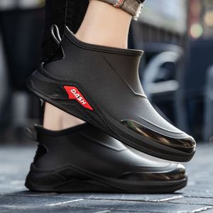 Stivale da <span class=keywords><strong>Pioggia</strong></span> Corto da <span class=keywords><strong>Uomo</strong></span> in PVC Impermeabile Resistente e Antiscivolo Scarpa da Lavoro e Pesca all'Aperto <span class=keywords><strong>per</strong></span> <span class=keywords><strong>Uomo</strong></span> - Product Image 2