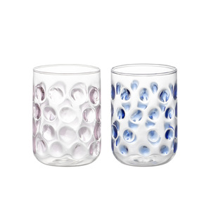 Copa de champán creativa de corte alto y bajo con grabado, de vidrio de borosilicato de alta calidad - Product Image 1