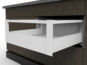 Meaton-caja interior de cierre suave de buena calidad, con rieles cuadrados laterales y guías de cajón de panel frontal, superventas - Product Image 2