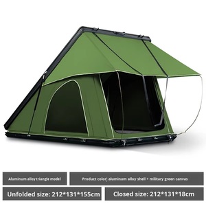 Tenda Atap Aluminium yang Ditingkatkan - Desain Dua Saluran dengan Kasur Nyaman 7cm untuk 2 Orang Dewasa - Product Image 3