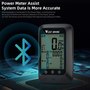 Computadora para Bicicleta WEST BIKING BKV 100 GPS de 2.4 Pulgadas, Impermeable, Multifuncional, con Retroiluminación Automática, Portátil - Product Image 4