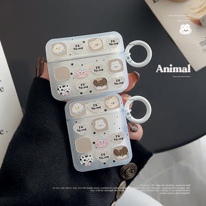 Cute Little Animal Auricular Funda protectora para Apple <span class=keywords><strong>AirpodsPro</strong></span> 2 Auricular Cubierta 3rd Generation Ins Style para airpods 4 - Product Image 3