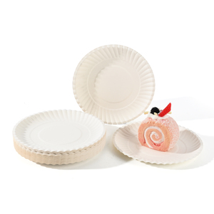 <span class=keywords><strong>Vajilla</strong></span> y Artículos <span class=keywords><strong>de</strong></span> Mesa Desechables 100% Biodegradables y Compostables <span class=keywords><strong>de</strong></span> 9 Pulgadas con Diseño Floral para Bodas y Fiestas - Product Image 4