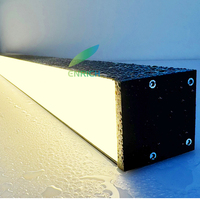 Lumière linéaire LED étanche IP65, lumière linéaire LED connectable pour bureau, hôtel, entrepôt, parking