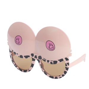 Funky bachelorette cô dâu hen Stag bên kính mát kim loại bóng kính mắt với áo ngực tay ngón tay thiết kế PC Chất liệu khung - Product Image 2