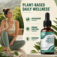 Liferio Gouttes liquides personnalisées de corossol (Graviola), extrait de corossol multivitaminé, liquide de corossol pour la peau, les cellules et le système immunitaire