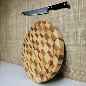 End Grain Heavy Duty Stability Butcher Block Planches à découper en bois de bambou épais Conception réversible pour une utilisation au restaurant - Product Image 5