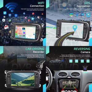 Estéreo para Auto con Pantalla Táctil HD de 7 Pulgadas, CarPlay Inalámbrico, Android Auto, GPS, WiFi, 6+128GB, Calidad Original para Ford Focus y Mondeo - Product Image 6