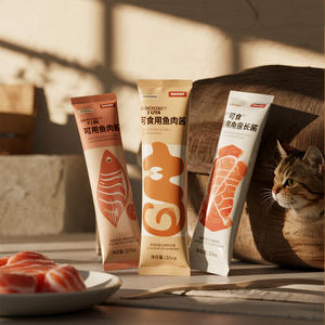 ถุงบรรจุอาหารสัตว์เลี้ยงแมว15กรัม30กรัม40กรัมถุงใส่อาหารเปียกสำหรับอาหารแมวซอสเนื้อสดขนาดเล็กปิดสนิท - Product Image 6