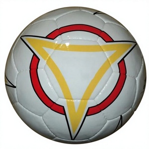 Ballon de football cousu main haut de gamme en cuir PU, 32 panneaux, chambre à air en butyle, toutes saisons, pour entraînement et match, logo personnalisé OEM - Product Image 1