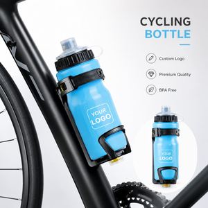 Botella de Agua Deportiva de Plástico de 750 ml con Logotipo Personalizado, Libre de BPA, a Prueba de Fugas, con Funda de Silicona, Ecológica, Tipo Presión, Venta al Por Mayor - Product Image 2