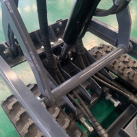Mini-dumper sur chenilles HDL YH-500S avec système de levage de 500 kg pour le transport en construction et en jardinage