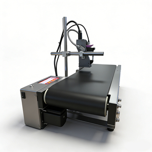 Nouvelle imprimante jet d'encre thermique industrielle Faith à tête unique, encodeur de date, écran tactile, imprimante jet d'encre TIJ en ligne avec convoyeur - Product Image 1