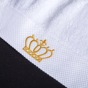 Toallas de <span class=keywords><strong>Hotel</strong></span> de Lujo 100% Algodón de Fibra Larga, Toalla de Baño Royal Crown, Tejido de Secado Rápido, Toalla <span class=keywords><strong>Cora</strong></span> para Hoteles y Resorts - Product Image 6