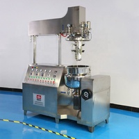 Máquina Mezcladora de Lociones a Escala de Laboratorio, Mezclador Emulsionante al Vacío de 5L, Procesamiento de Alta Viscosidad para Jabón, Loción y Crema