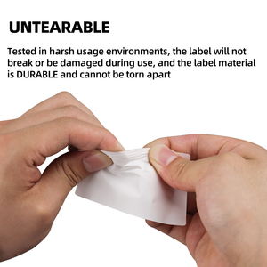 Deep <b>Freezer</b> Labels -40°C Permanent Adhesive for Frozen Food Meat Seafood Packaging - Product Image 3