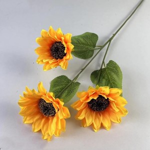 QSLH-V155 Bán Buôn Nhân Tạo Hoa Hướng Dương Lụa Bó Hoa Hướng Dương Màu Vàng Hoa Hướng Dương Nhân Tạo Cho Trang Trí Nội Thất - Product Image 4