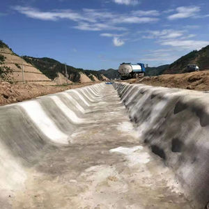 ที่นอนคอนกรีตผ้าห่มซีเมนต์ไฟเบอร์ปูบนผนังคอนกรีต - Product Image 1