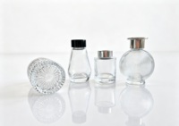Bouteille diffuseur à roseaux en verre transparent à motif rétro, 100ml, 150ml, 300ml, vide, gaufrée, pour parfum et décoration de boutique - Meilleures ventes