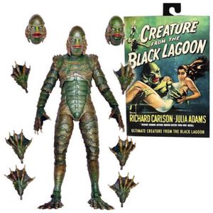 Figurine articulée NECA Universal Monsters Creature From the Black Lagoon Fishman en PVC de 7 pouces, modèle en boîte colorée - Product Image 3