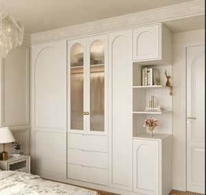 Customized Solid Wood Kitchen Cabinets & Bedroom <b>Wardrobe</b> Set Modern Home Furniture Custom Walk in Closet Storage System - Product Image 4