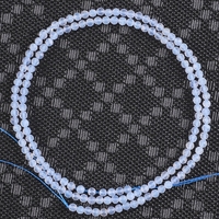 Perles d'agate violette naturelle semi-finies de 2mm, 3mm, 4mm, en vrac, à facettes, pour la fabrication de colliers DIY