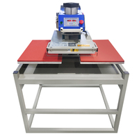 Presse à chaud industrielle pneumatique double station DSMC 16x24 pouces pour sublimation et impression de t-shirts