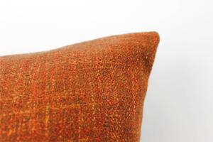 Housse de <span class=keywords><strong>coussin</strong></span> décorative en lin rustique <span class=keywords><strong>Orange</strong></span> brûlé, <span class=keywords><strong>coussin</strong></span> de texture en lin 100% Polyester pour <span class=keywords><strong>canapé</strong></span> <span class=keywords><strong>canapé</strong></span> de ferme - Product Image 2